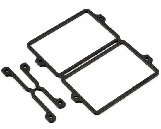 CF LiPo Tray & Spacer; Saddle Pack - CAT SX3