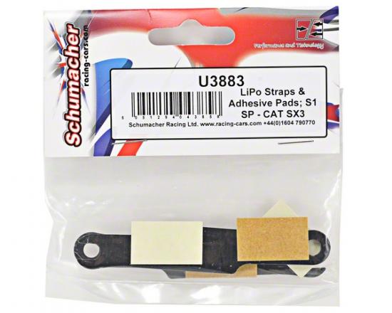 LiPo Straps & Adhesive Pads; S1 SP - CAT SX3