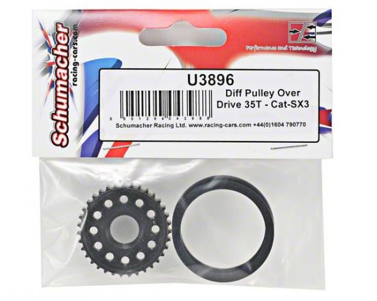Diff Pulley Over Drive 35T - Cat-SX3