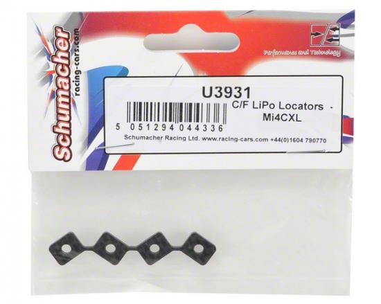 Carbon Fibre LiPo Locators - Mi4CXL