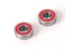 Ball Bearing 1/4 X 1/2 Flanged Red Seal (2)