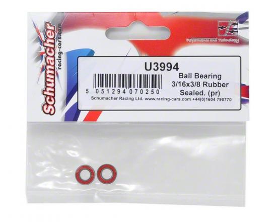Ball Bearing 3/16x3/8 Rubber Sealed. (2)