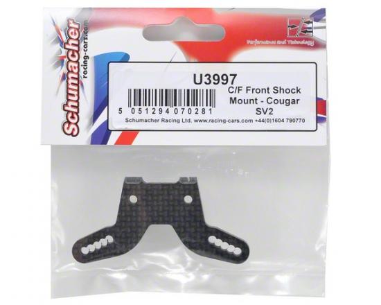 Carbon Fibre Front Shock Mount - Cougar SV2