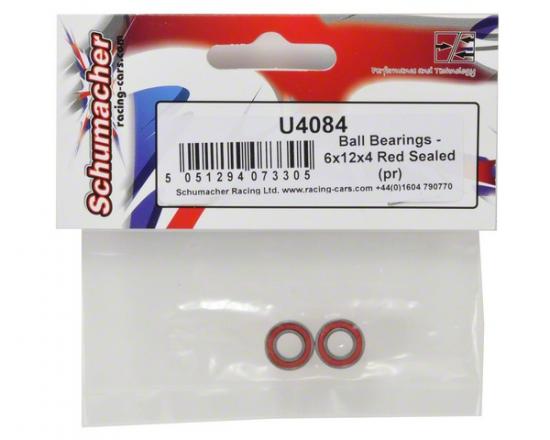 Ball Bearings - 6x12x4 Red Sealed (2)