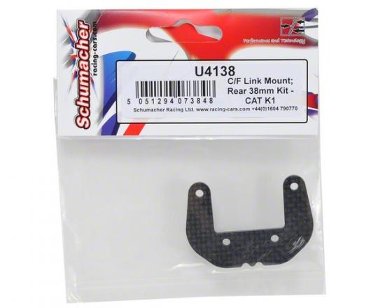 Carbon Fibre Link Mount; Rear 38mm Kit - CAT K1
