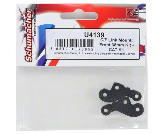 Carbon Fibre Link Mount; Front 38mm Kit - CAT K1
