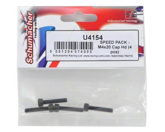 Speed Pack - M4x20 Cap Head (4 pcs)