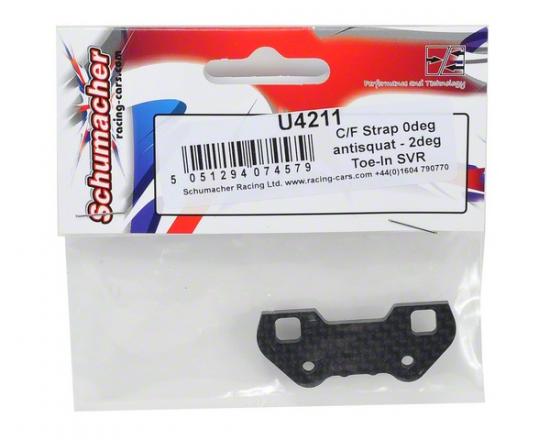 Carbon Fibre Strap - 0 Degree Antisquat - 2 Degree Toe In - Cougar SVR
