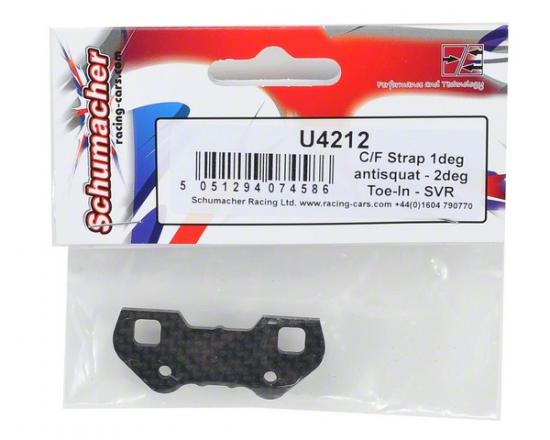 Carbon Fibre Strap - 1 Degree Antisquat - 2 Degree Toe In - Cougar SVR