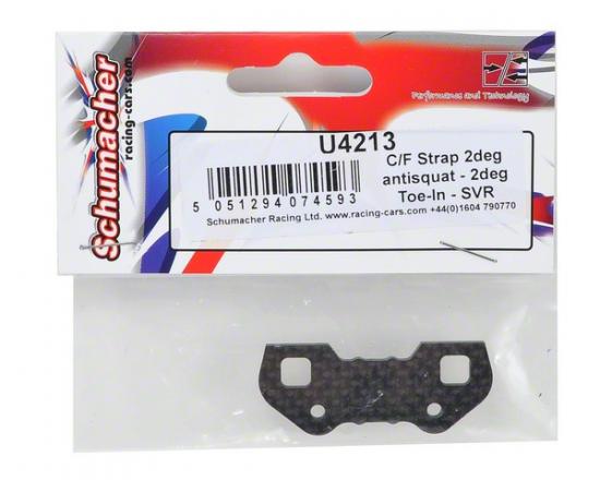 Carbon Fibre Strap - 2 Degree Antisquat - 2 Degree Toe In - Cougar SVR