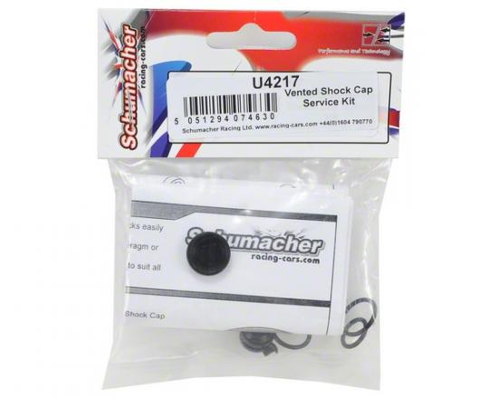 Small Bore Vented Shock Cap Service Kit