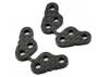 Carbon Fibre Optional Rear Hub Carrier Arm Set - Mi5 (2pr)