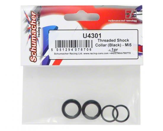 Threaded Shock Collar (Black) - Mi5 - 1pr