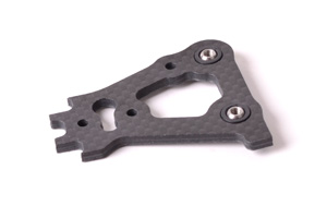 Carbon Fibre Rear Wishbone 3.0deg LH - Mi5 - 1pc
