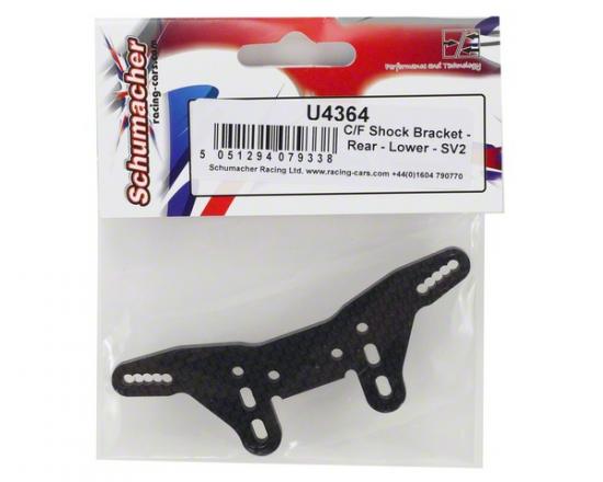 Schumacher Carbon Fibre Shock Bracket - Rear - Lower - SV2 — image 3 of 3