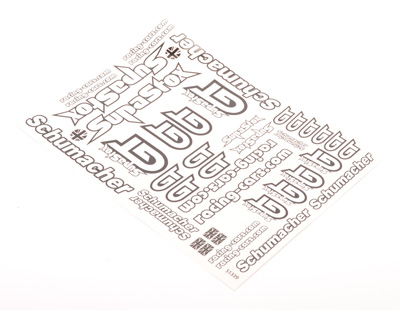 Decal Sheet - SS GT