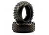 Schumacher Mini Spike 2 Rear Buggy Tyres - Green - 1 Pair
