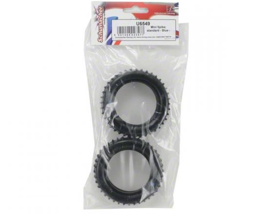 Schumacher Mini Spike Standard Slim Buggy Tyres - Blue - 1 Pair