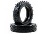 Schumacher Mini Spike Standard Slim Front Buggy Tyres - Yellow - 1 Pair