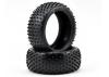 Schumacher Yellow Mini Spike 1:8 Buggy Tyres - 1 Pair