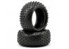 Schumacher Mini Spike 2 Rear Buggy Tyres - Silver - 1 Pair