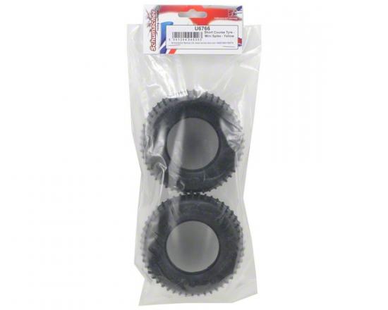 Schumacher Short Course Tyre - Mini Spike - Yellow