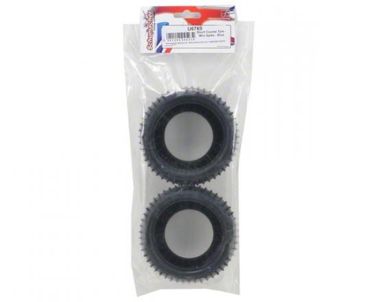 Schumacher Short Course Tyre - Mini Spike - Blue
