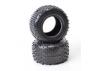 Schumacher Mini Spike Truck Tyres - Silver - 1 Pair