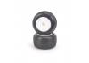 Schumacher Mini Spike Tyres Pre Glued on 12mm Hex Wheels - Silver (2)