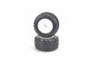 Schumacher Stagger Rib Tyres Pre Glued on 12mm Hex Wheels - Blue (2)