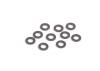 M3 Black Alloy Washers 0.75mm (10)