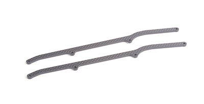 Carbon Fibre 2.5mm Vertical Topdeck - Mi7 (2) ** CLEARANCE **