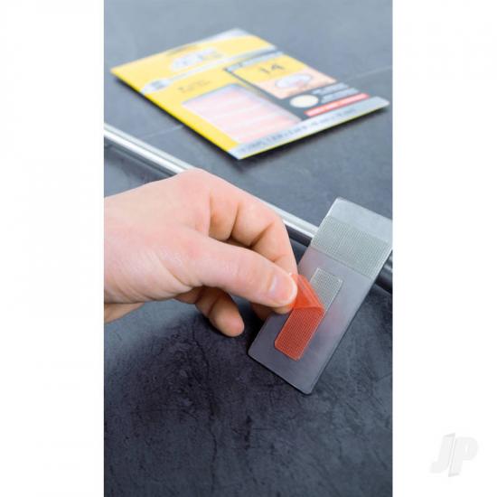 Super Glue Double-Sided Permanent Mounting Strips (10 strips, 48mmx18mm)