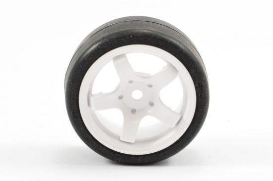 Sweep Mini Tyres Pre Glued on 12mm Hex Mini Wheels 40 Deg (Set of 4)