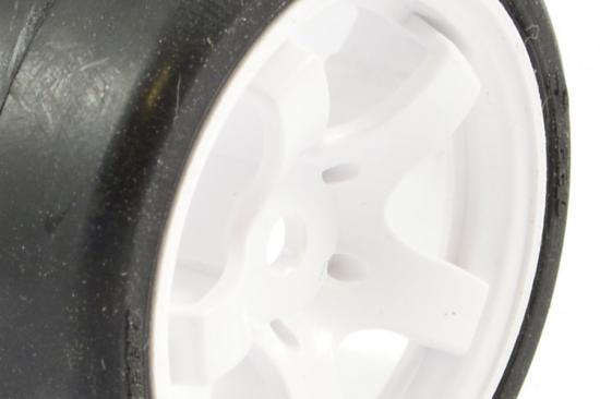 Sweep Mini Tyres Pre Glued on 12mm Hex Mini Wheels 40 Deg (Set of 4)