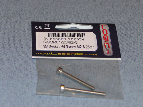 SS Socket HD Screw M2.5 25mm (2) - Bulk Pack Of 5