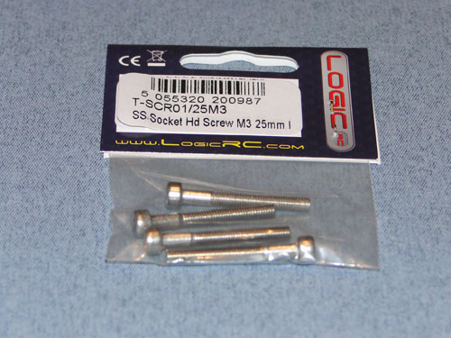 SS Socket HD Screw M3 25mm (4) - Bulk Pack Of 5