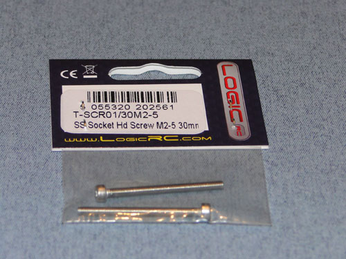 SS Socket HD Screw M2.5 30mm (2) - Bulk Pack Of 5
