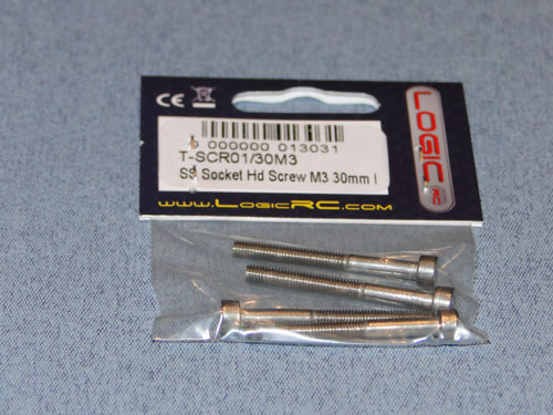 SS Socket HD Screw M3 30mm (4) - Bulk Pack Of 5