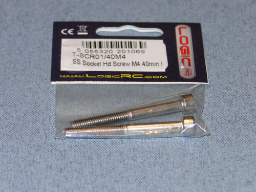 SS Socket HD Screw M4 40mm (2) - Bulk Pack Of 5