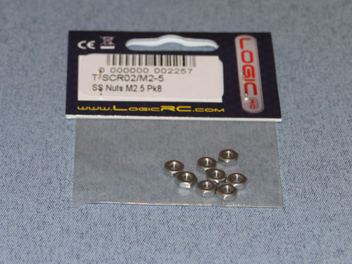 SS Nuts M2.5 (8) - Bulk Pack Of 5