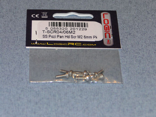 SS Pozi Pan Head Scr M2 6mm (8) - Bulk Pack Of 5