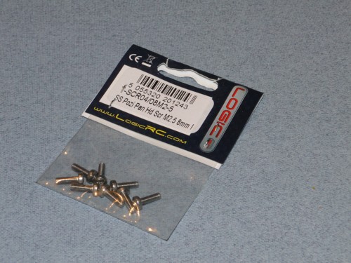 SS Pozi Pan Head Scr M2.5 8mm (8) - Bulk Pack Of 5