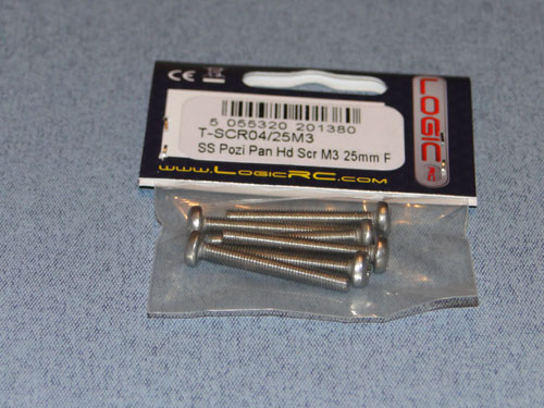 SS Pozi Pan Head Scr M3 25mm (6) - Bulk Pack Of 5