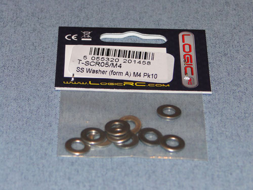 SS Washer (form A) M4 (10) - Bulk Pack Of 5