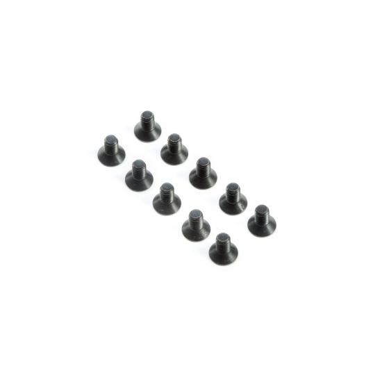 Flat Head Screws - M4x8mm (10)