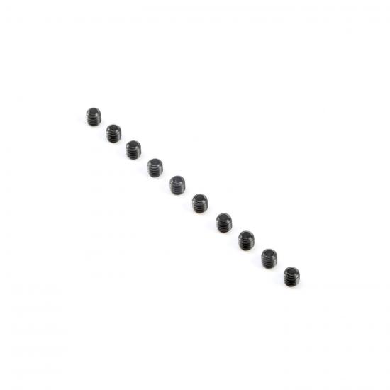 Flat Point Set Screws - M4x4mm (10)