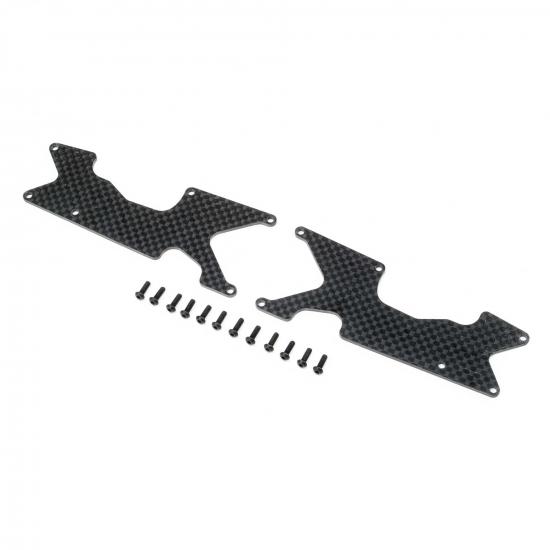 Rear Arm Inserts - Carbon: 8XT ** CLEARANCE **
