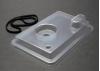 Traxxas Radio box lid (clear)/ rubber gasket (1) (for use with remote push button)