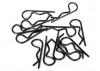 Traxxas Body clips black (12) (standard size)